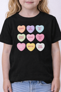 💕🍬 Sweet Candy Hearts Valentine Toddler Girl Tee