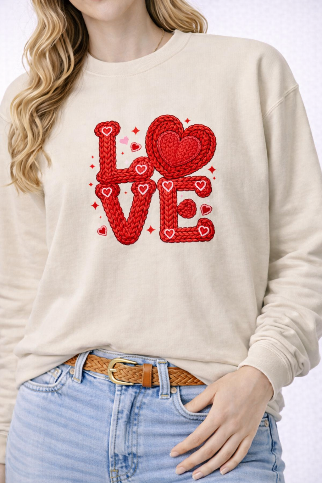 ❤️‍🔥 LOVE Valentines Crewneck (Gildan)