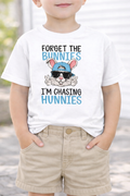 Forget the Bunnies I’m Chasing Hunnies Kids Easter Tee 😎🐰