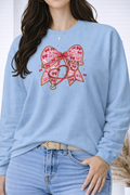 🩺🎀 Nurse Sweetheart Bow Crewneck Sweatshirt (Gildan)